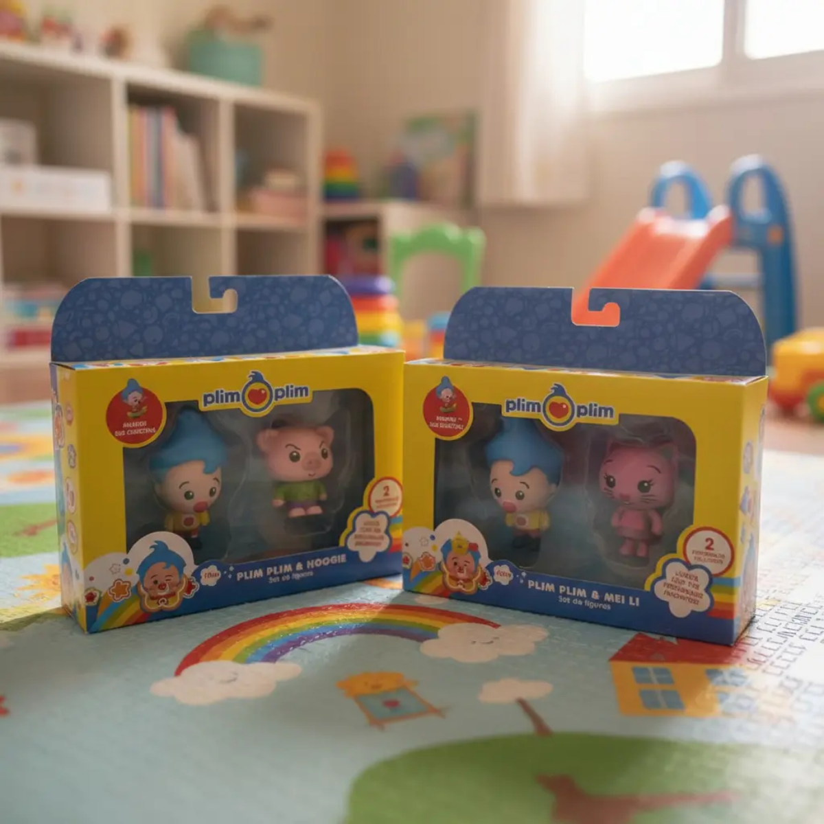 Set de Muñecos Semi Articulados Plim Plim x2