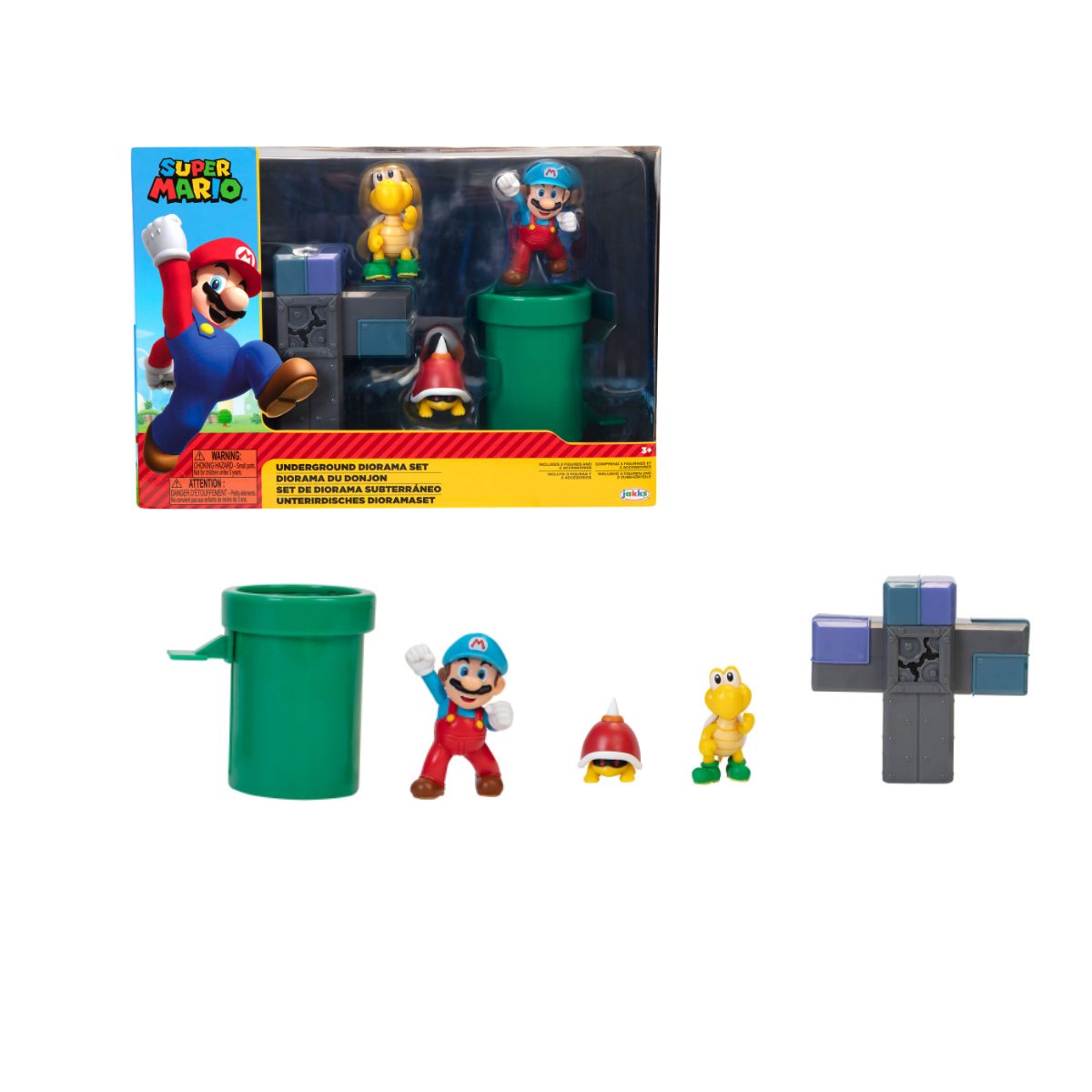 Playset Diorama Super Mario Underground 25 cm