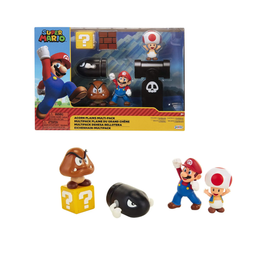 Playset Diorama Super Mario Acorn Plains 25 cm