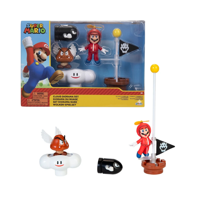 Playset Diorama Super Mario Cloud World 25 cm
