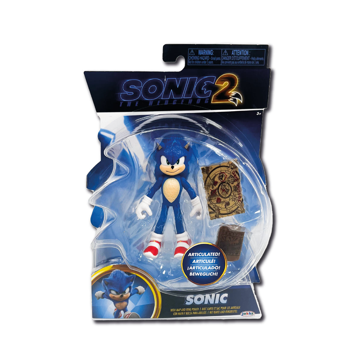 Figura Articulada Sonic 2  The Hedgehog Wabro