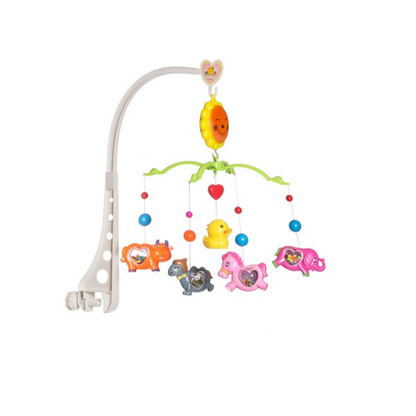 Móvil Cunero a Cuerda con Música y Sonidos de Caballos