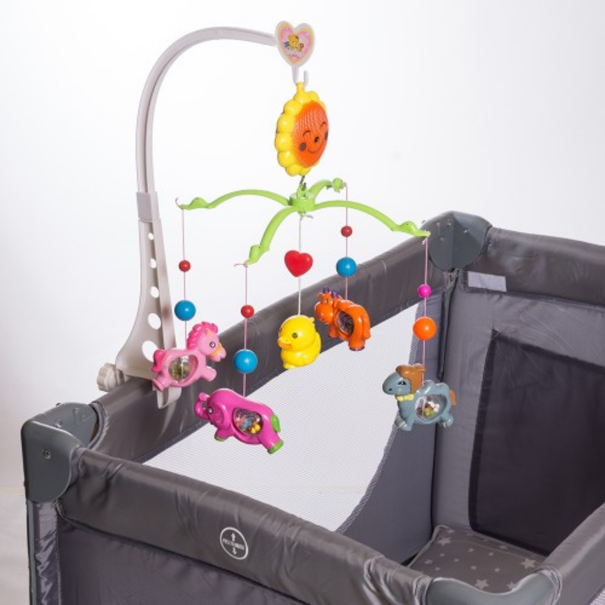 Móvil Cunero a Cuerda con Música y Sonidos de Caballos