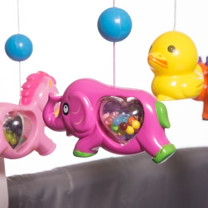 Móvil Cunero a Cuerda con Música y Sonidos de Caballos