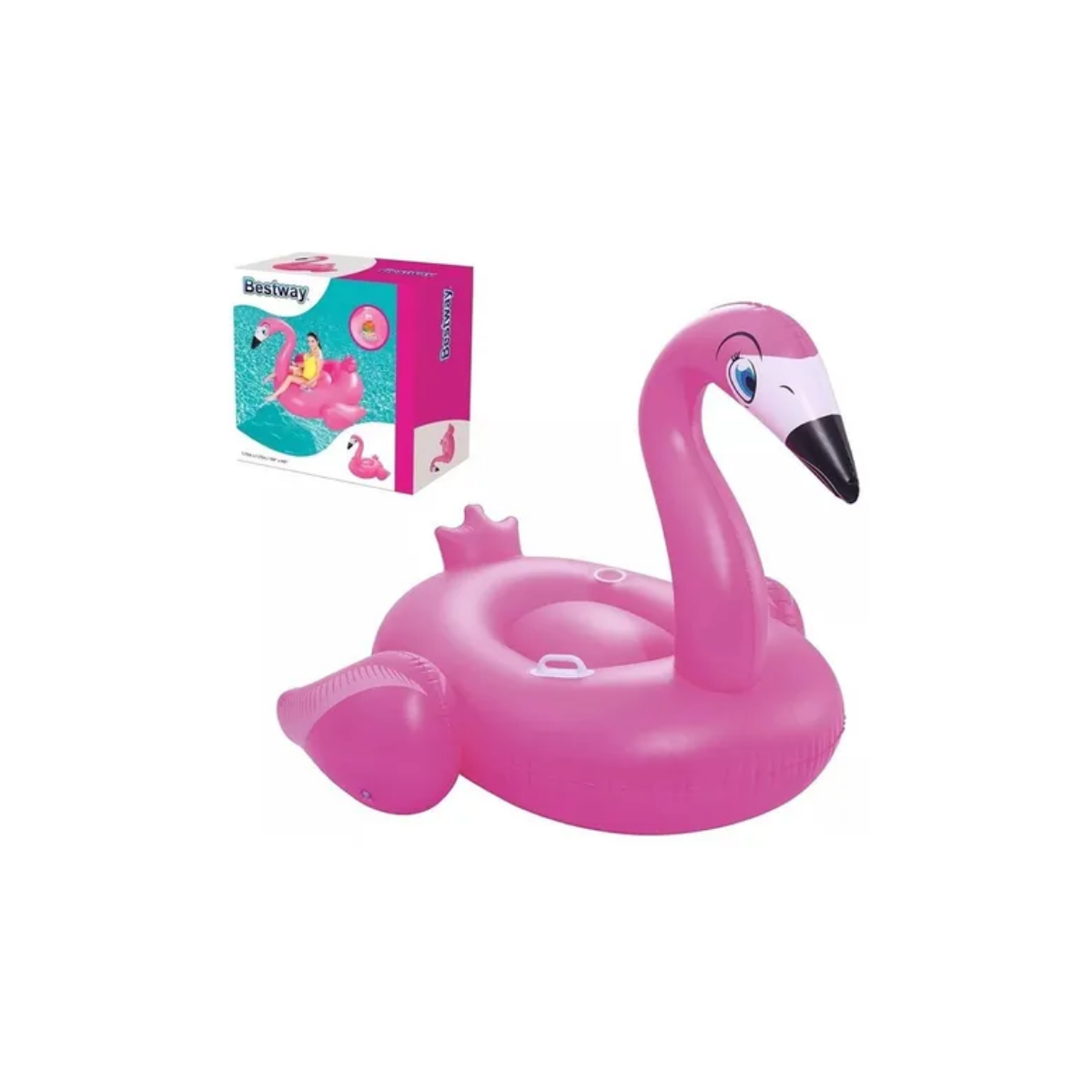 Flotador Inflable Flamenco Gigante 198x140 cm