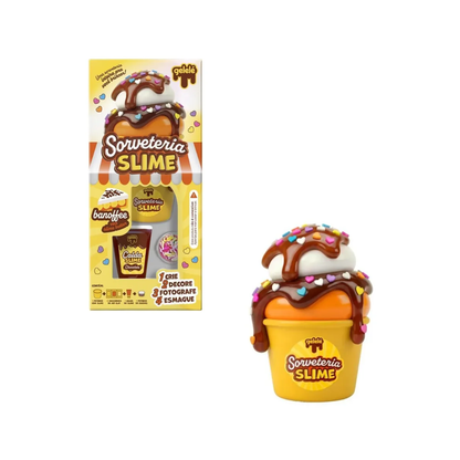 Kit de Slime Creativo - Temática Helado de Banoffee