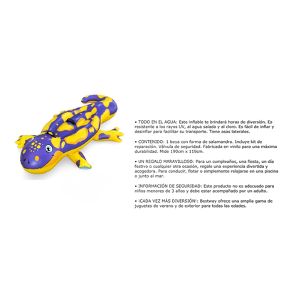 Inflable de Salamandra 191 X 191 Cm