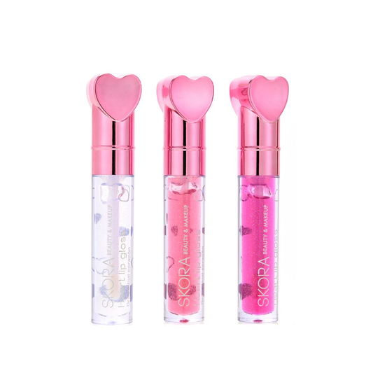 Brillo Labial con Aplicador Corazón Skora Beauty