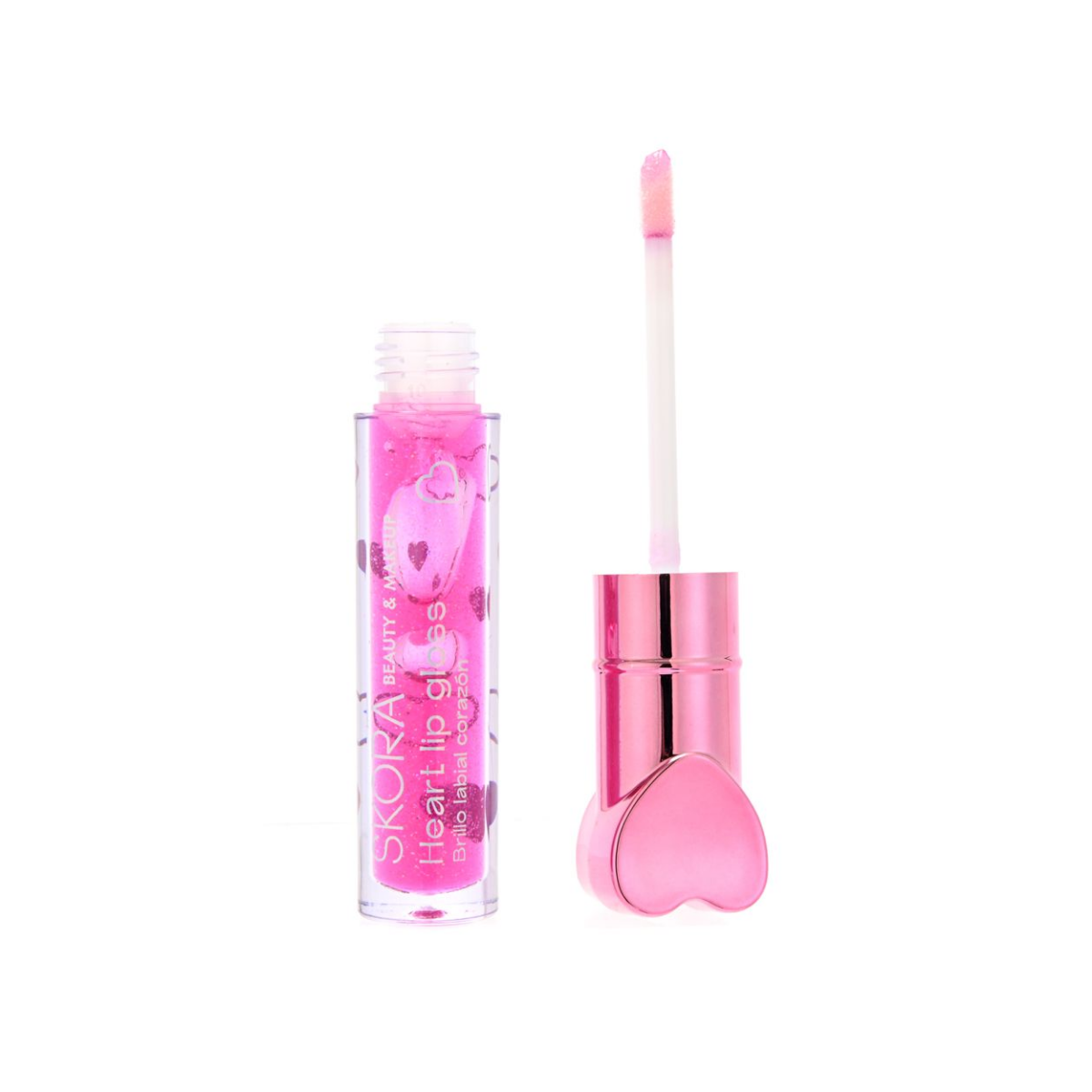 Brillo Labial con Aplicador Corazón Skora Beauty