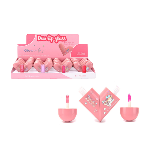 Brillo Labial Corazón Dúo Skora Beauty - 1