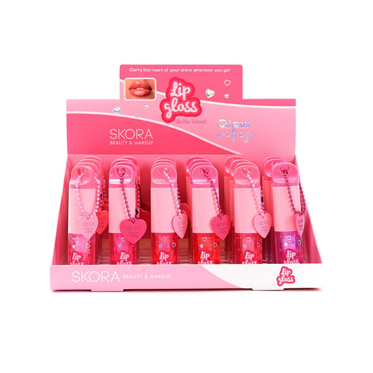 Brillo Labial con Llavero Skora Beauty
