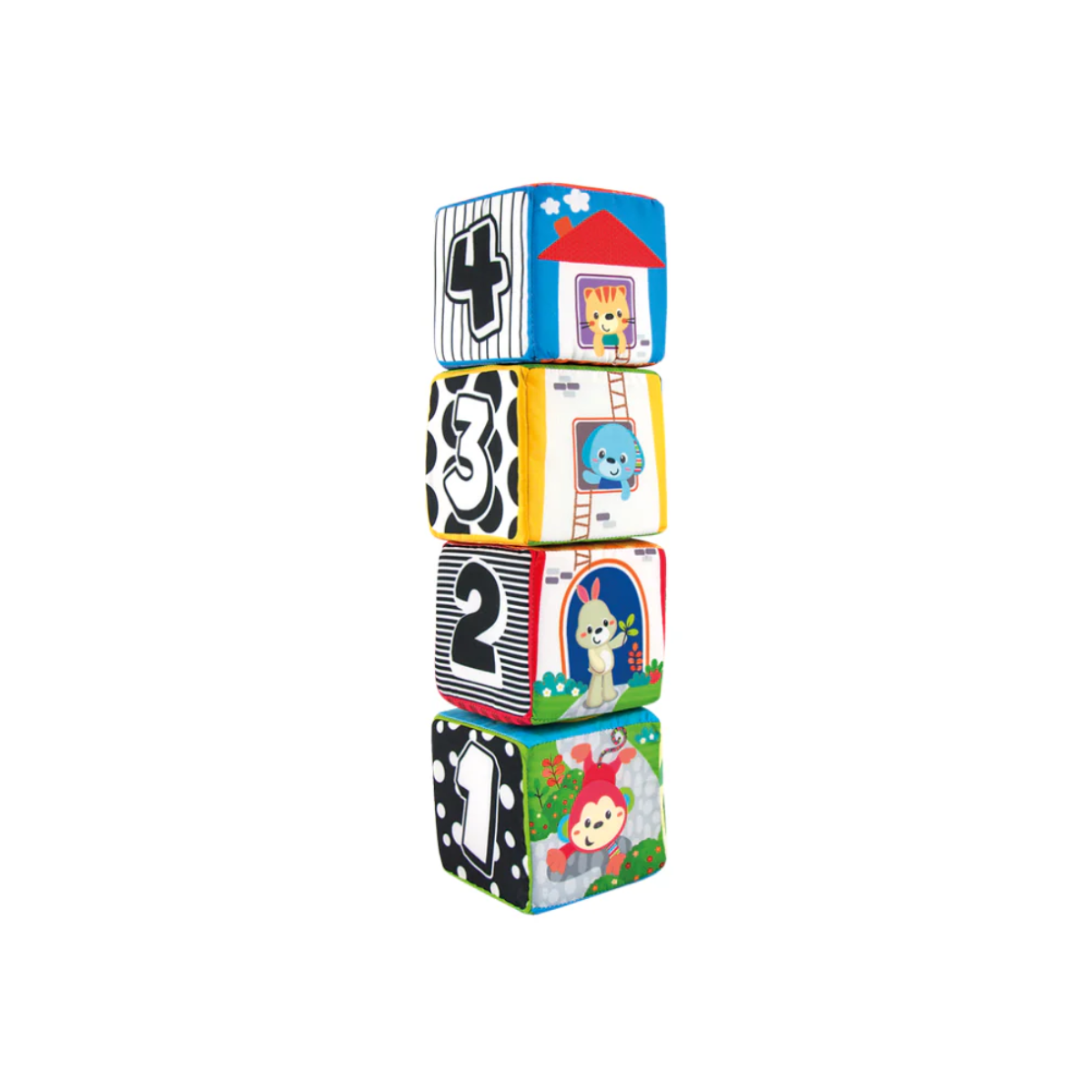 Bloques Soft De Animales Winfun