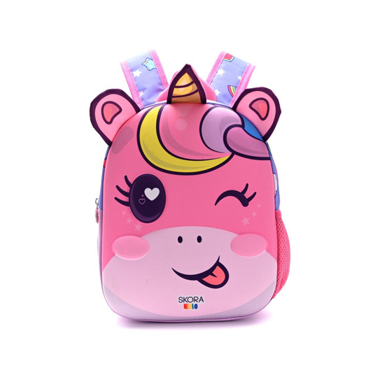 Mochila Kawaii Termoformada Unicornio Skora 12”