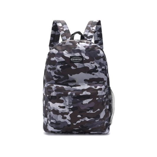 Mochila Goodpak Print Camuflada Negra 17”