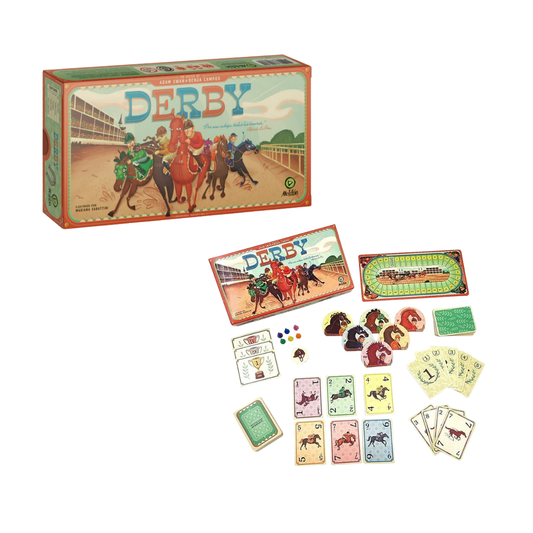 Juego de mesa de cartas Derby