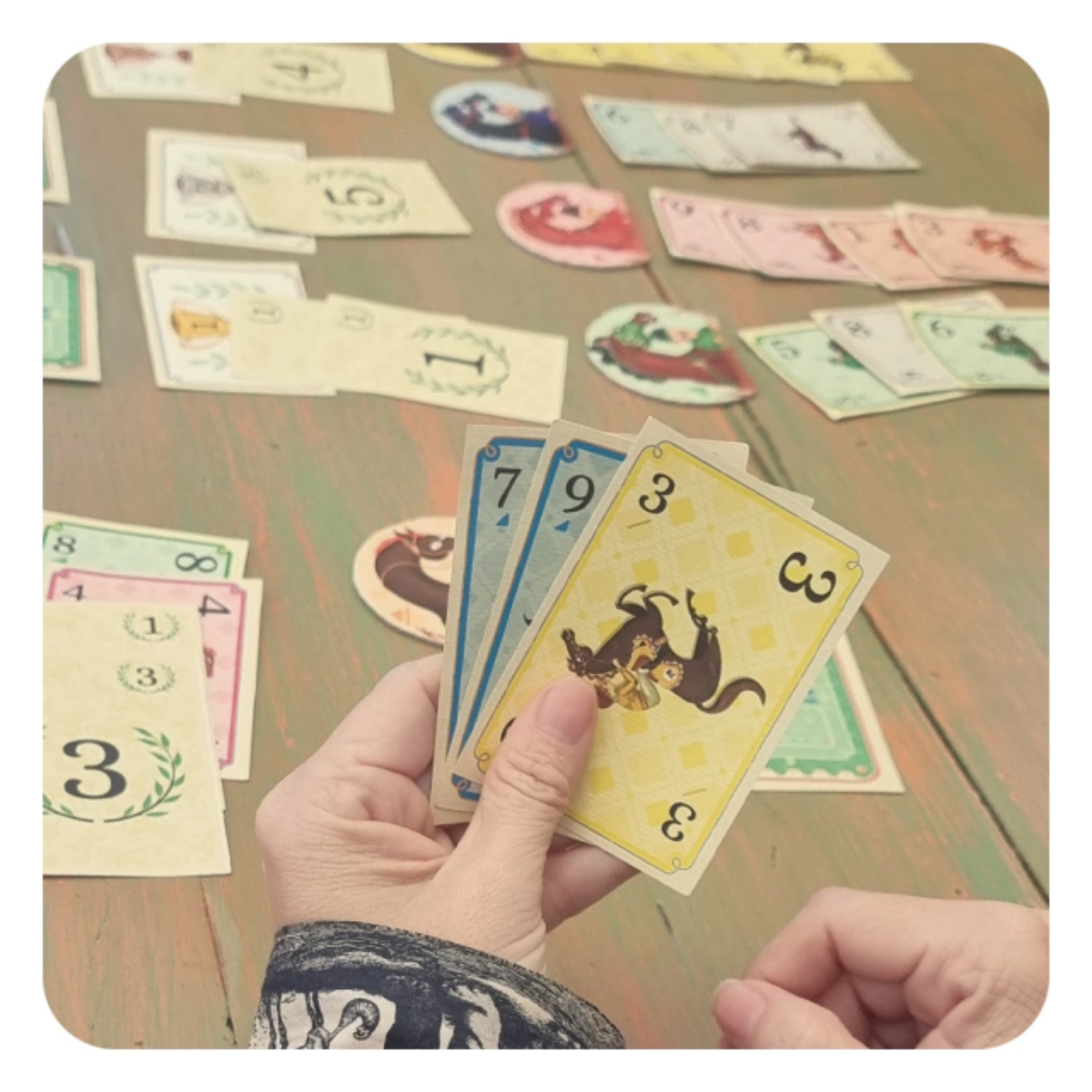 Juego de mesa de cartas Derby