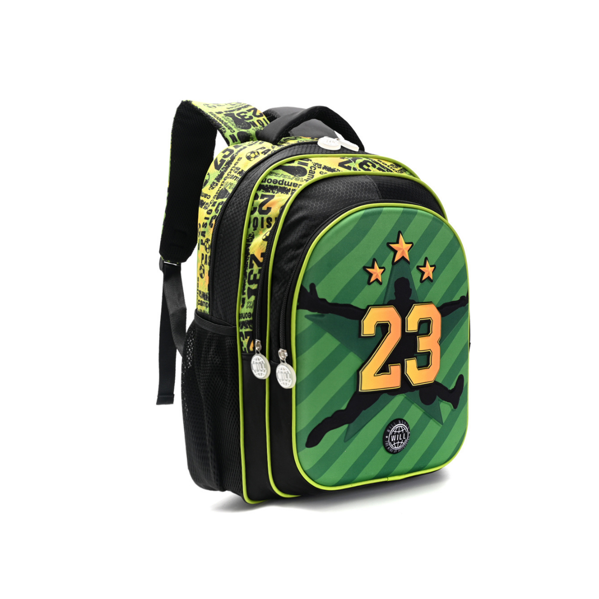 Set Escolar del Dibu Martinez – Mochila 16” con Carrito, Lunchera y Cartuchera