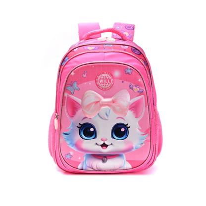 Set Escolar 3 en 1 Gatita Luma Rosa – Mochila 16” + Lunchera Térmica + Cartuchera