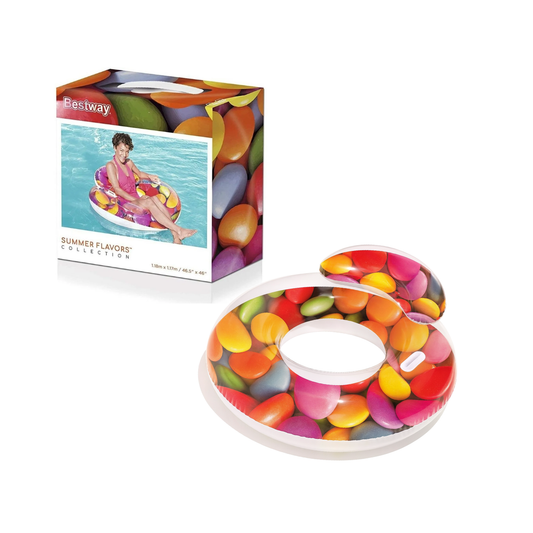 Flotador Circular Inflable Dona Candy 118x117 cm