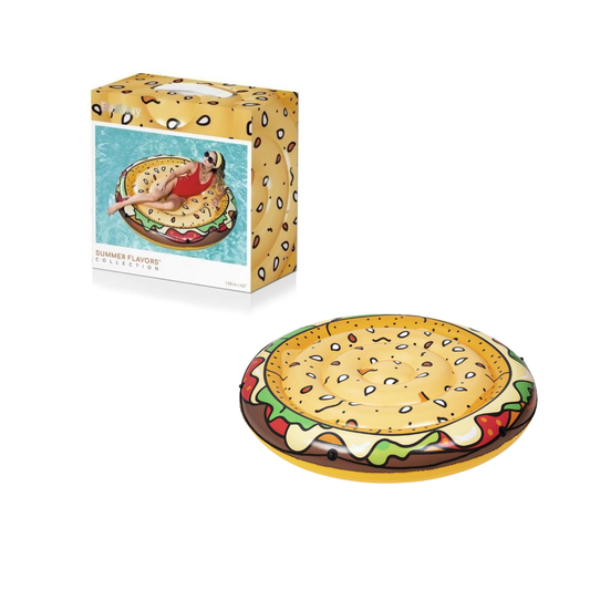 Flotador Inflable Gigante "Hamburguesa" (Burger) 158 cm