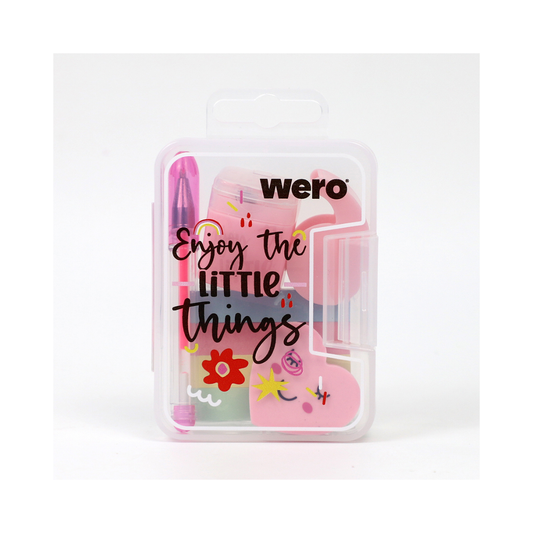 Set Escolar Wero Little Thing x5 con Estuche Tipo Valijita – Art.