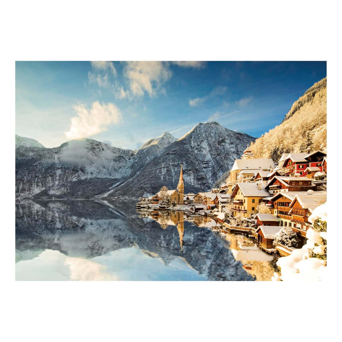 Puzzle Invierno En Hallstatt 1500 Piezas Educa