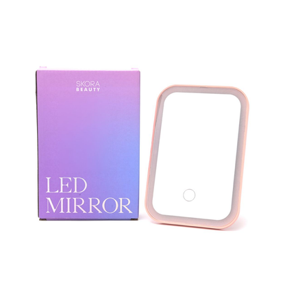 Espejo de Mano Rectangular con Luz LED Skora Fantasy