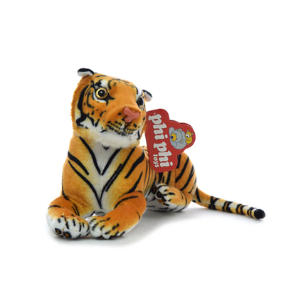 Peluche Tigre Echado Soft 30 cm Phi Phi Toys