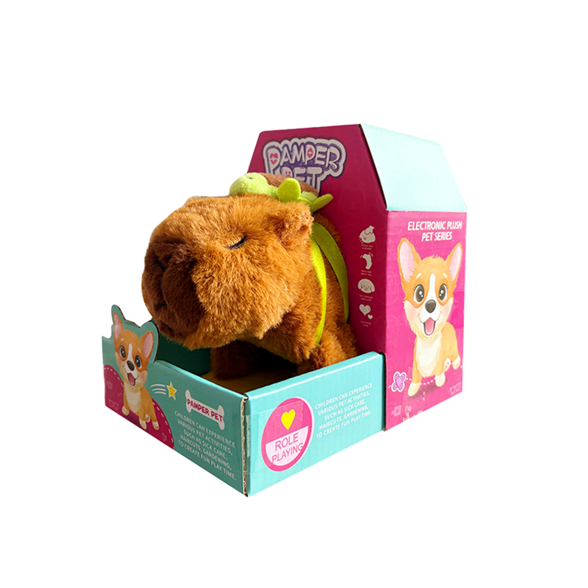 Peluche Capybara Interactivo Con Sonido