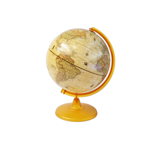 Globo Terráqueo 25 Cm Antiguo Plow