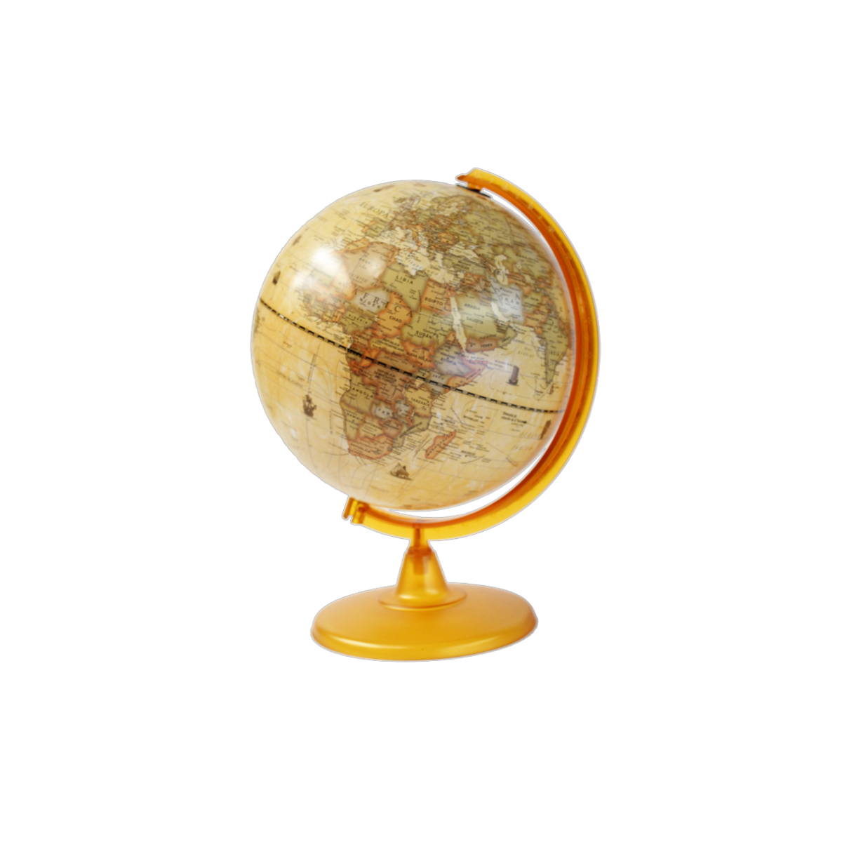 Globo Terráqueo 25 Cm Antiguo Plow