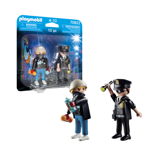 Playmobil Dúo Pack Policía y Ladrón