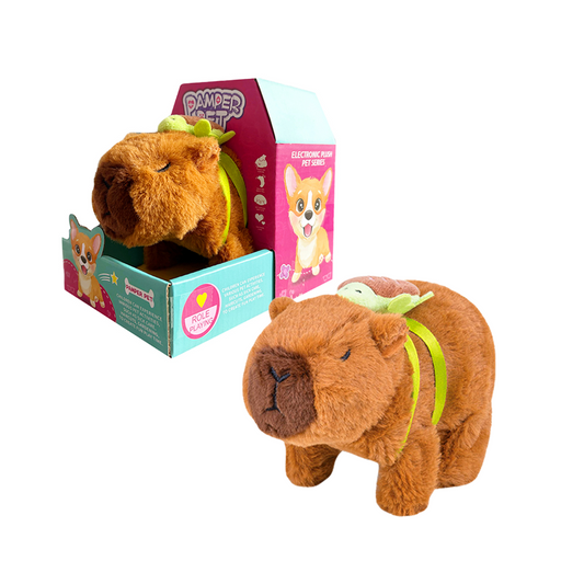 Peluche Capybara Interactivo Con Sonido