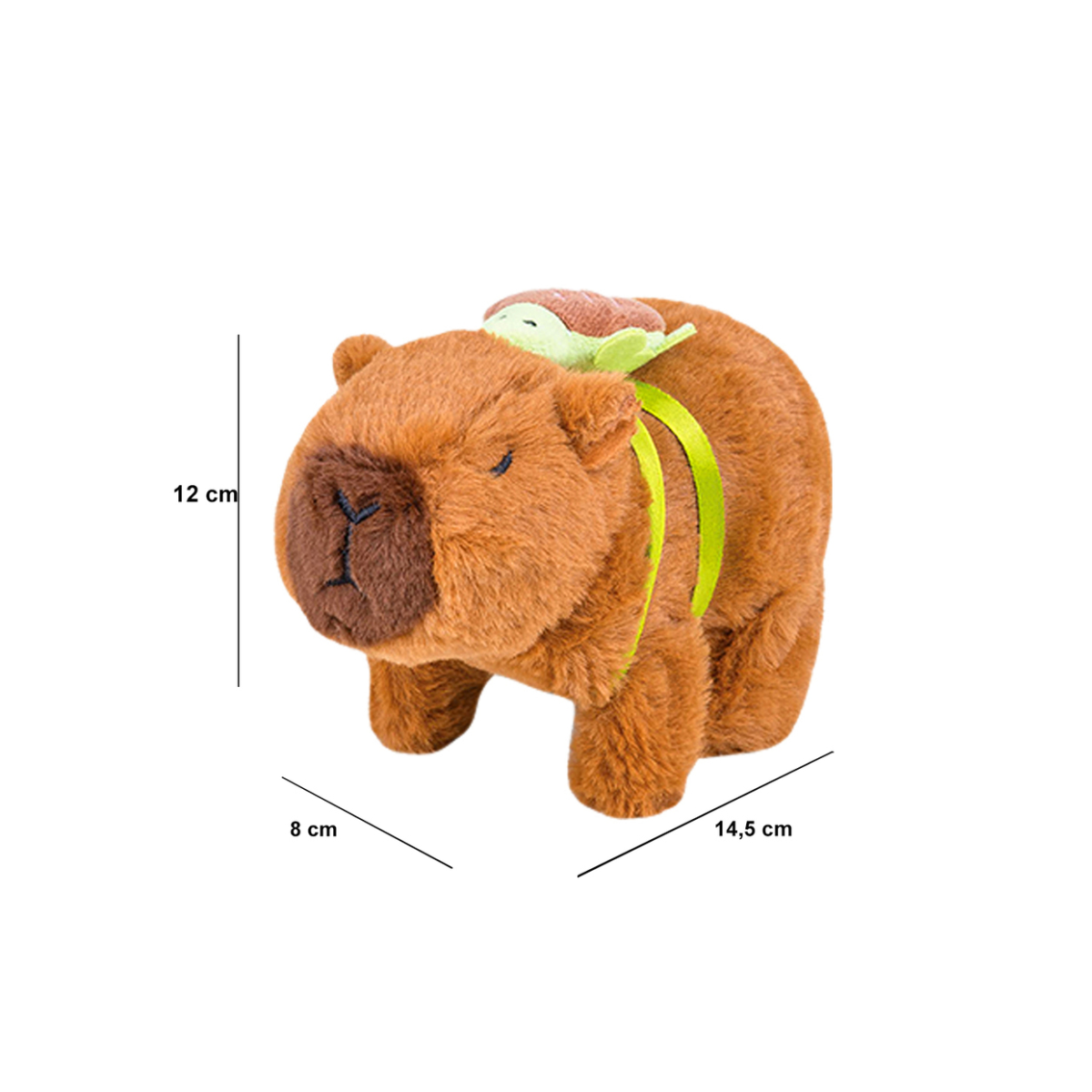 Peluche Capybara Interactivo Con Sonido