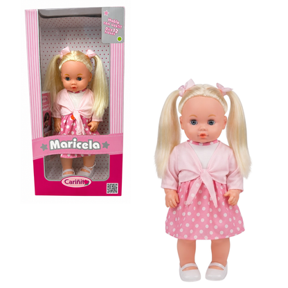 Muñeca Maricela 12 Frases Articulada 45 cm