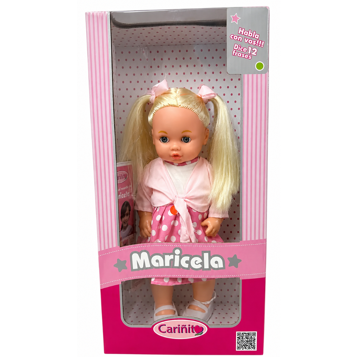 Muñeca Maricela 12 Frases Articulada 45 cm