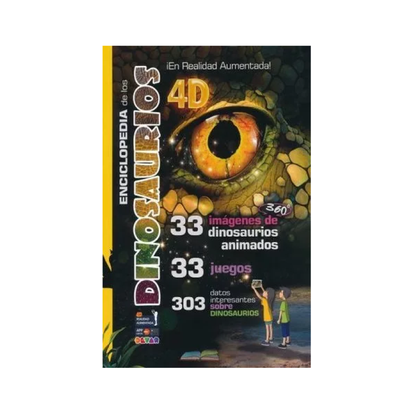 Libro Enciclopedia De Los Dinosaurios 4D Sigmar
