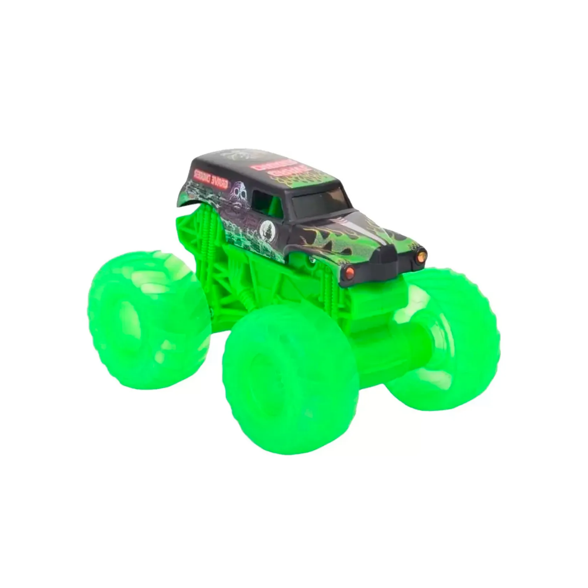 Monster Jam 1:43 Grave Digger Luminoso - Ruedas Brillantes