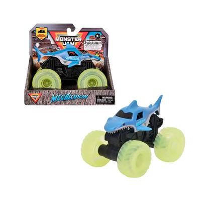 Monster Jam 1:43 Megalodon Luminoso - Ruedas Iluminadas
