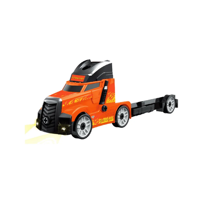 Monster Jam Transportador El Toro Loco 1:32 con Monster Truck Armable 1:43