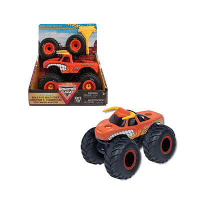 Monster Jam 1:32 El Toro Loco para Armar y Desarmar - Con Accesorios