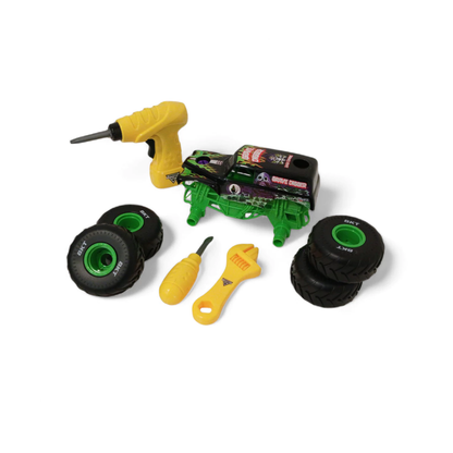 Monster Jam 1:18 Grave Digger Gigante para Armar