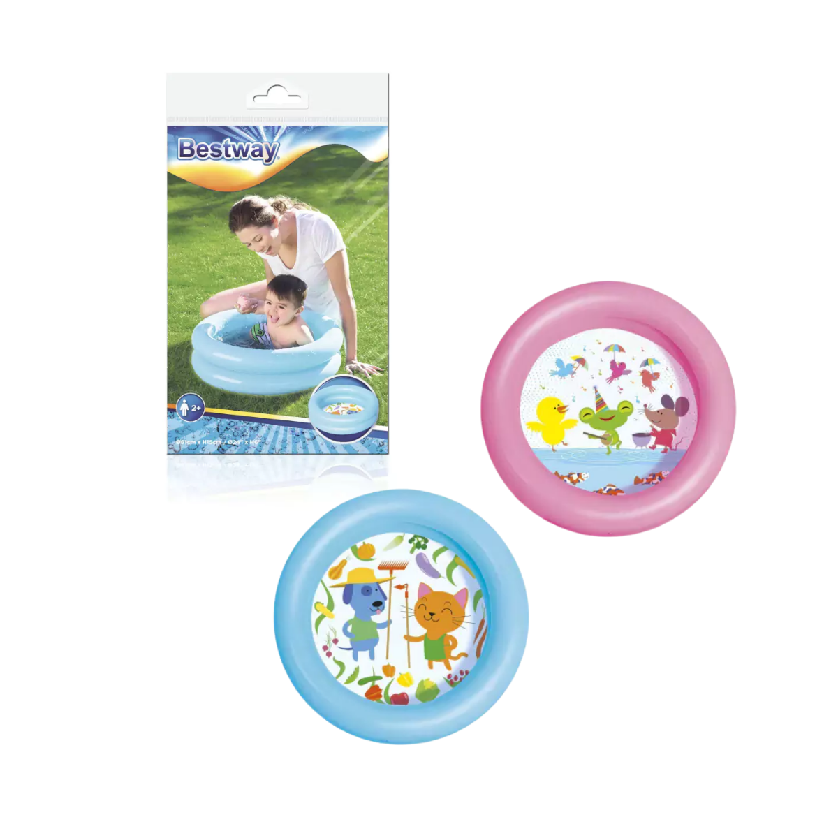 Pileta Inflable para Bebés 2 Anillos