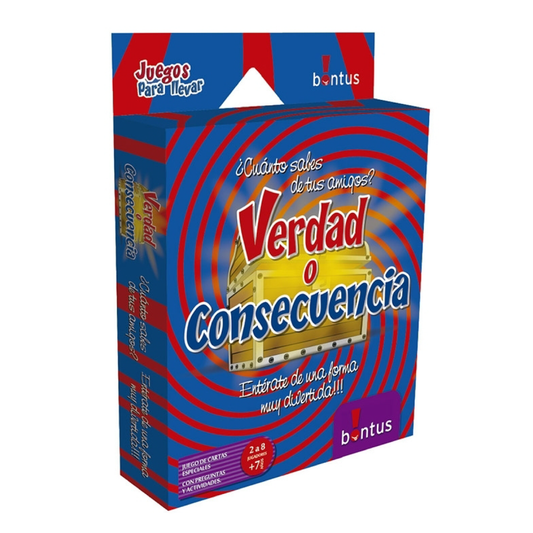 Juego de Cartas Verdad O Consecuencia Bontus