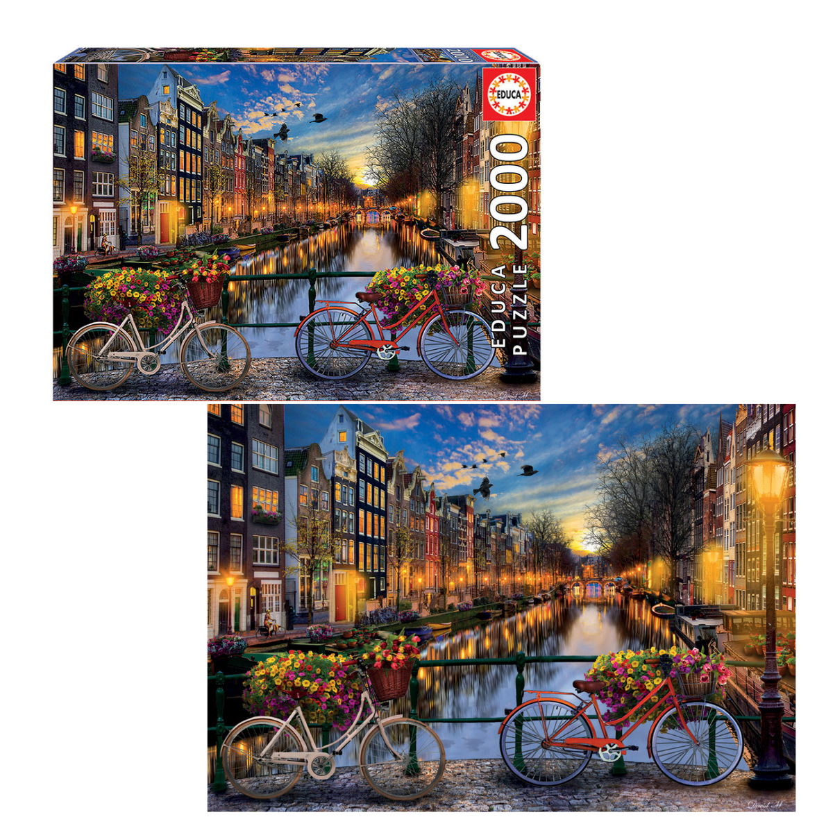 Puzzle Ámsterdam 2000 Piezas Educa