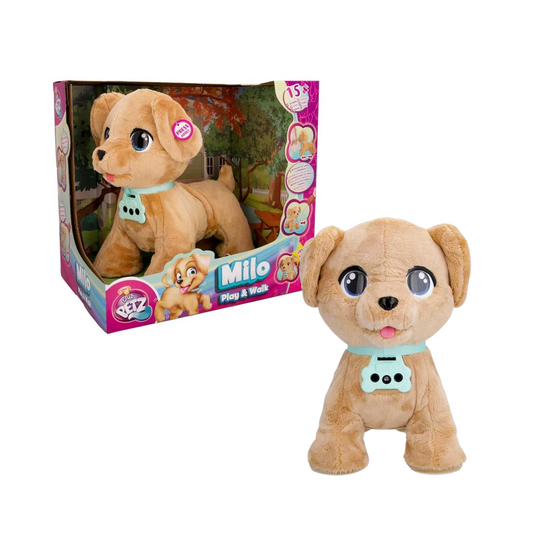 Peluche Interactivo Perrito Milo Club Petz