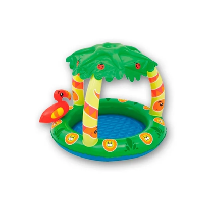 Pileta Inflable para Bebés con Techo "Selva" 99x91x71 cm