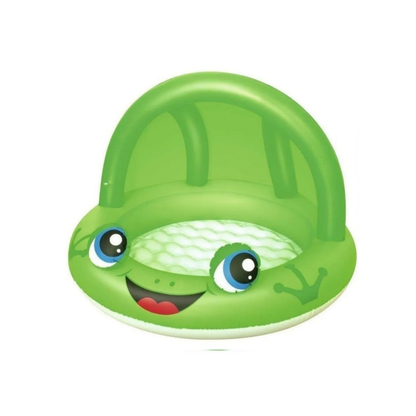 Pileta Inflable para Bebés con Techo Animales 98x66 cm