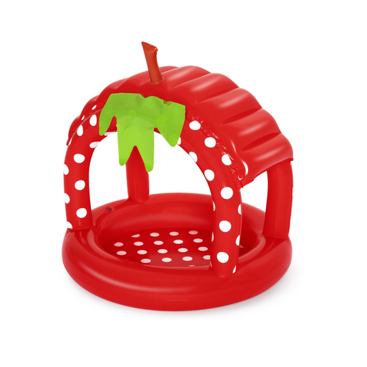 Pileta Inflable Con Techo Frutilla