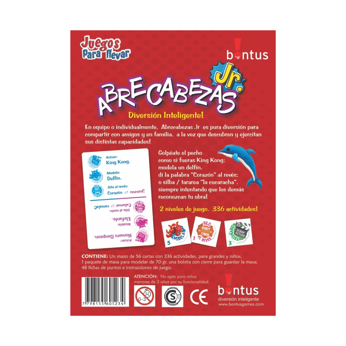 Juego de Cartas Abrecabezas Jr. Bontus